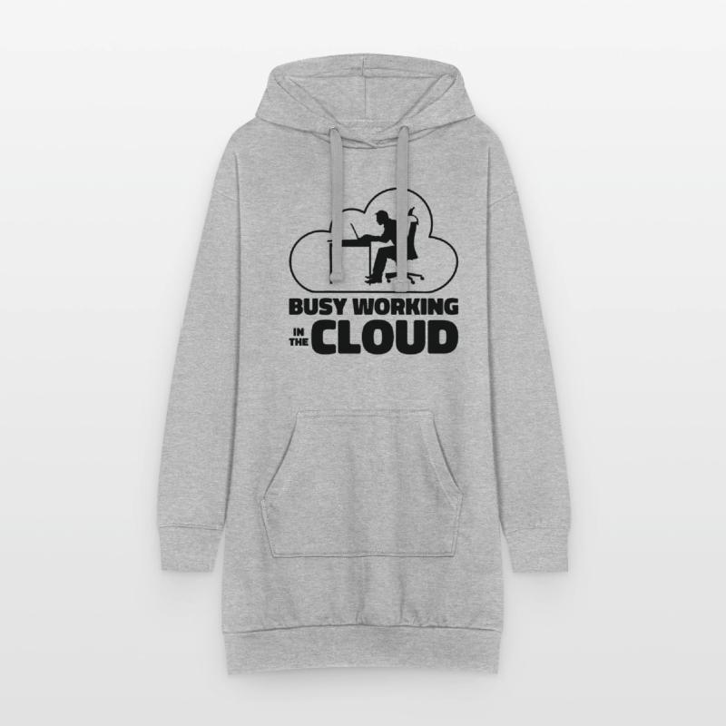 Cloud Computing Programmierer Kodierung Hoodie-Kleid