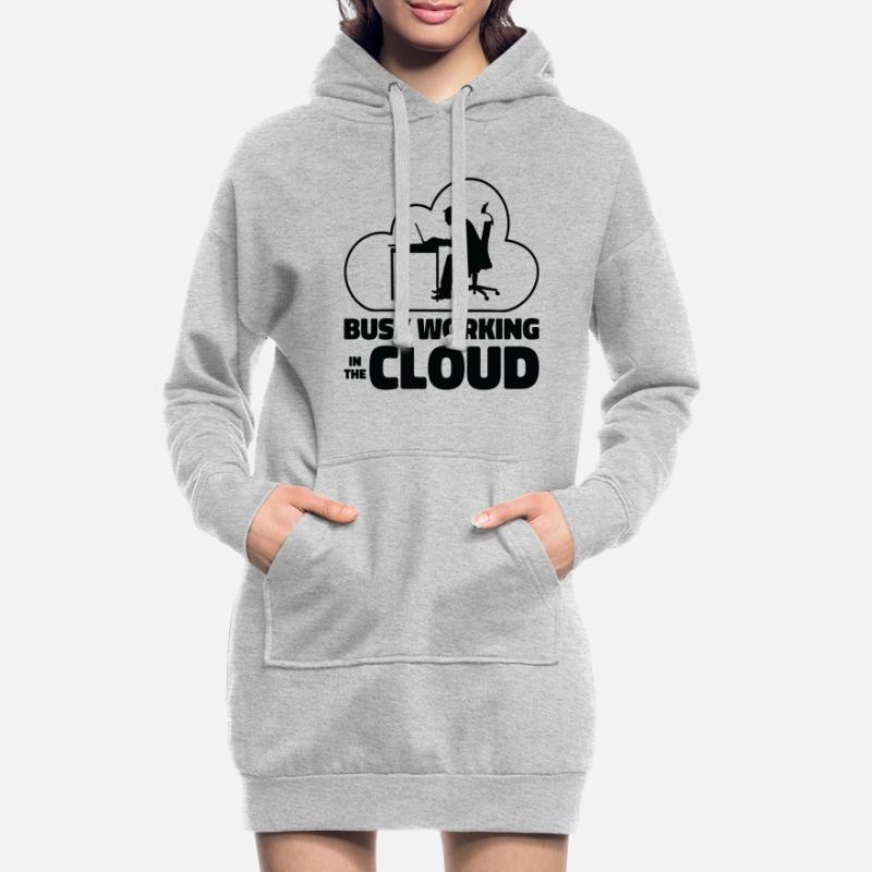 Cloud Computing Programmierer Kodierung Hoodie-Kleid