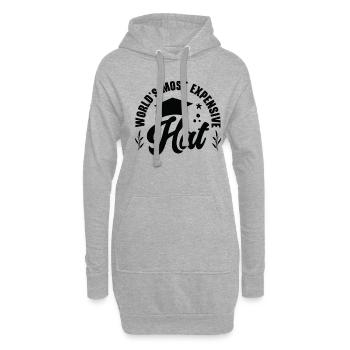 Abschlussfeier für Studenten Grad Student - Hoodie-Kleid - Grau meliert - Vorne