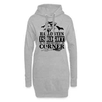 Vampir Halloween Geschenk - Hoodie-Kleid - Grau meliert - Vorne