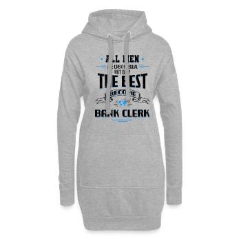 All Men Are Created Equal But Only The Best Become - Hoodie-Kleid - Grau meliert - Vorne