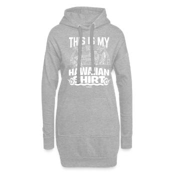 Hawaii Urlaub Aloha Sommer Hawaiian Geschenk - Hoodie-Kleid - Grau meliert - Vorne