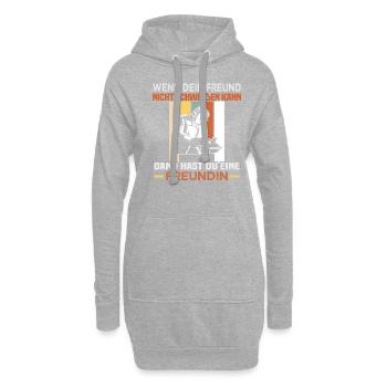 Conception de slogan de soudeur pour les métallurgistes - Sweat-shirt à capuche long Femme - gris chiné - Devant