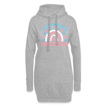 Bisexuell Transgender Pride Day LGBT - Hoodie-Kleid - Grau meliert - Vorne