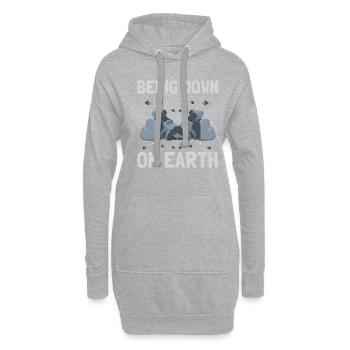 Collectionneur de pierres précieuses et recherche sur les pierres précieuses - Sweat-shirt à capuche long Femme - gris chiné - Devant
