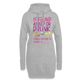 Cruise Ship Vacation Friends - Hoodie-Kleid - Grau meliert - Vorne