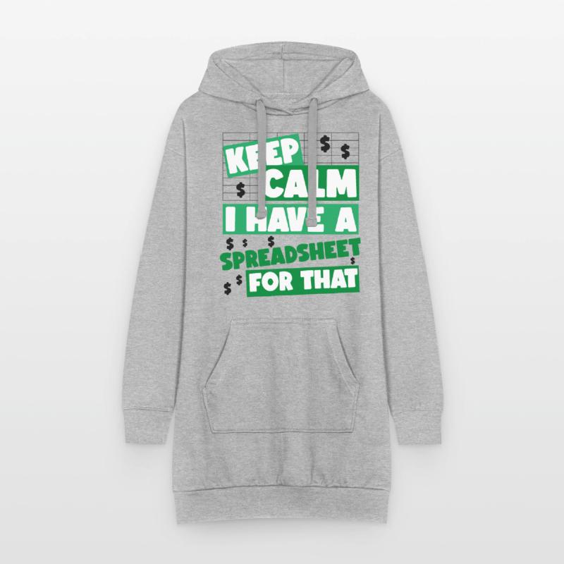 Comptable Comptable Comptable Sweat-shirt à capuche long Femme
