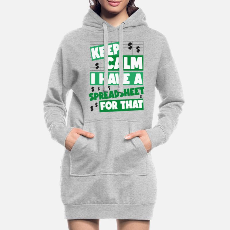 Comptable Comptable Comptable Sweat-shirt à capuche long Femme