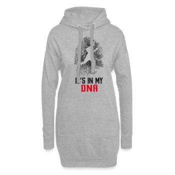 Running Runner Semi-Marathon - Sweat-shirt à capuche long Femme - gris chiné - Devant