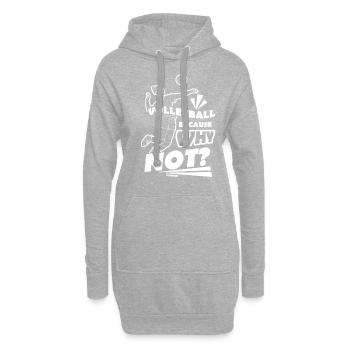 Volley-ball - Sweat-shirt à capuche long Femme - gris chiné - Devant