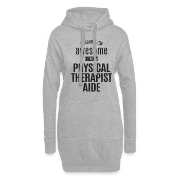 Großartig, ich bin ein Physiotherapeut Helfer - Hoodie-Kleid - Grau meliert - Vorne