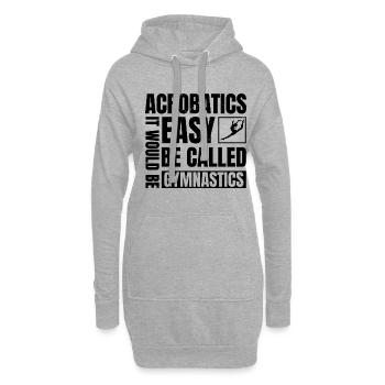 Evolution Graphic Gymnast Gymnastics Acrobat Acrob - Hoodie-Kleid - Grau meliert - Vorne