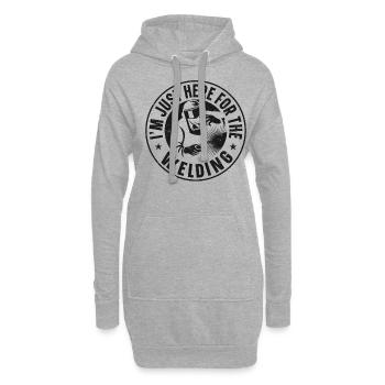 Welder Welding Vintage I'm Just - Hoodie-Kleid - Grau meliert - Vorne