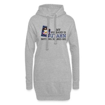 Nichts macht mir Angst Utahn Ehemann Utah - Hoodie-Kleid - Grau meliert - Vorne