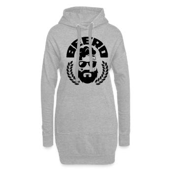 Beerd Graphic Homebrewing Winemaking Brewery Craft - Hoodie-Kleid - Grau meliert - Vorne