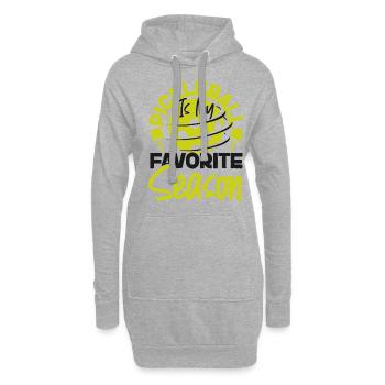 Pickleball Pickleball est mon - Sweat-shirt à capuche long Femme - gris chiné - Devant