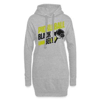 Pickleball Pickleball Black Belt - Sweat-shirt à capuche long Femme - gris chiné - Devant