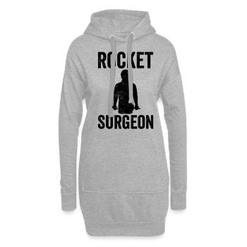 Chirurgien de l’acier Forgeron Forgeron - Sweat-shirt à capuche long Femme - gris chiné - Devant