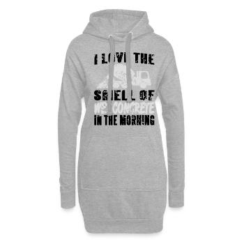 Concrete construction design for construction workers and construction site - Hoodie Dress - heather grey - Front