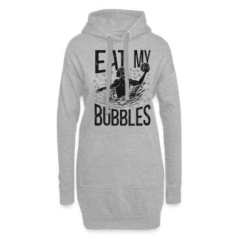 Water Polo Eat My Bubbles - Hoodie Dress - heather grey - Front