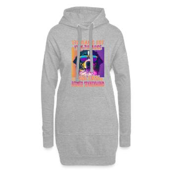 Hunde Bernese Mountain Dog Hundeliebhaber Aussie - Hoodie-Kleid - Grau meliert - Vorne