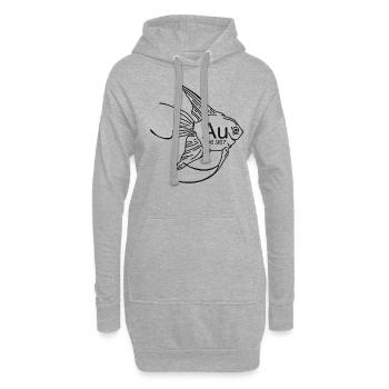 Goldfisch Au Periodensystem Karpfen Japan Aquarium - Hoodie-Kleid - Grau meliert - Vorne