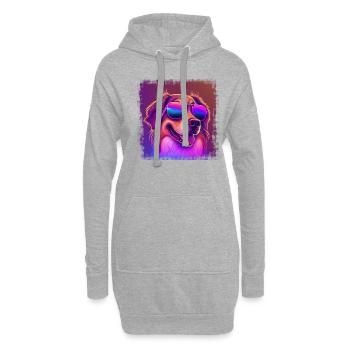 Chiens Berger australien amoureux des chiens Aussie - Sweat-shirt à capuche long Femme - gris chiné - Devant