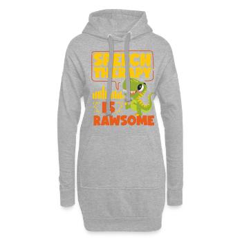 Speech Therapist Therapy Assistant - Hoodie-Kleid - Grau meliert - Vorne