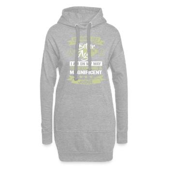 Juge d’anniversaire des étudiants en droit - Sweat-shirt à capuche long Femme - gris chiné - Devant