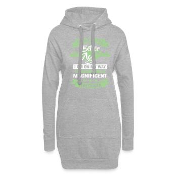 Anniversaire végétarien Militant végétalien des droits des animaux - Sweat-shirt à capuche long Femme - gris chiné - Devant