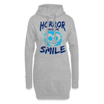 Zombie Horror Horror Film Festival + Halloween - Hoodie Dress - heather grey - Front
