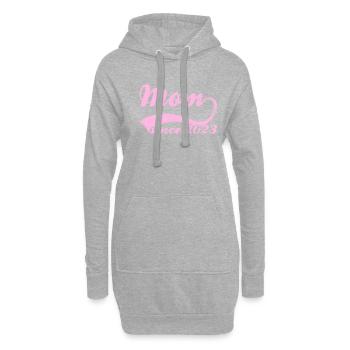 Mama 2023 - Hoodie-Kleid - Grau meliert - Vorne