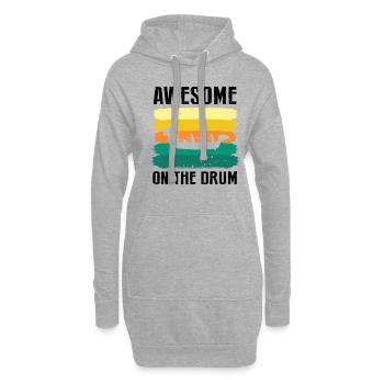 Drachenboot Crew und Drachenbootfahren - Hoodie-Kleid - Grau meliert - Vorne