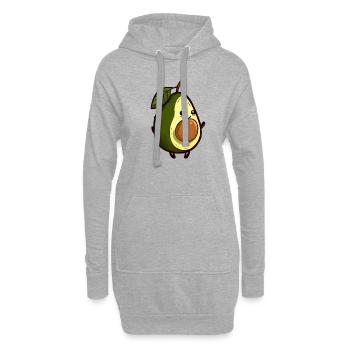 Avocado - Hoodie-Kleid - Grau meliert - Vorne