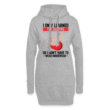 Citation de cornemuse pour les musiciens écossais et de cornemuse - Sweat-shirt à capuche long Femme - gris chiné - Devant