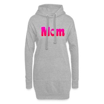 Maman Maman Maman Cadeau - Sweat-shirt à capuche long Femme - gris chiné - Devant