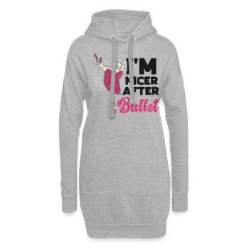 Ballet Dancer Dance Girl Ballerina - Hoodie-Kleid - Grau meliert - Vorne
