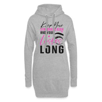 Esthetician Skincare Beautician - Hoodie-Kleid - Grau meliert - Vorne