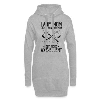 Larping für Fantasy-Rollenspiele und Schwertkämpfe - Hoodie-Kleid - Grau meliert - Vorne