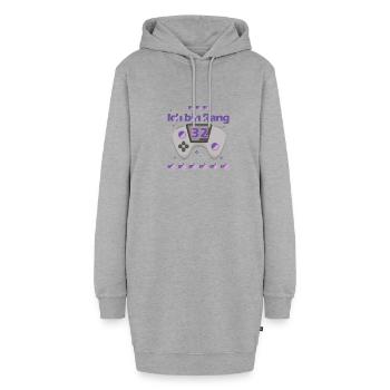 32. Geburtstag Gamer Gaming Videospiele Shirt - Hoodie-Kleid - Grau meliert - Vorne