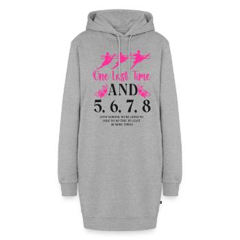 Ballet Dancer Dance Girl Ballerina - Hoodie-Kleid - Grau meliert - Vorne