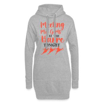 Ballet Danseuse Danse Ballerine - Sweat-shirt à capuche long Femme - gris chiné - Devant