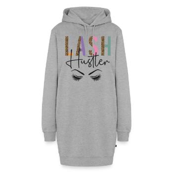 Esthéticienne Esthéticienne Soins de la Peau - Sweat-shirt à capuche long Femme - gris chiné - Devant