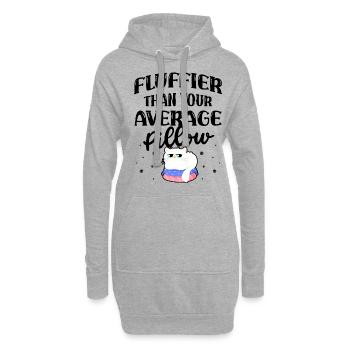 Chat persan Chat Amoureux Propriétaire de chat Persan Longhair C - Sweat-shirt à capuche long Femme - gris chiné - Devant