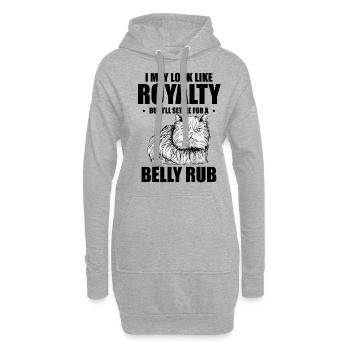 Chat persan Chat Amoureux Propriétaire de chat Persan Longhair C - Sweat-shirt à capuche long Femme - gris chiné - Devant