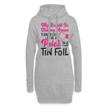 Happy Divorce Party My Knight In - Hoodie-Kleid - Grau meliert - Vorne