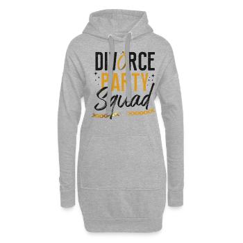 Happy Divorce Party Divorce Party - Hoodie-Kleid - Grau meliert - Vorne