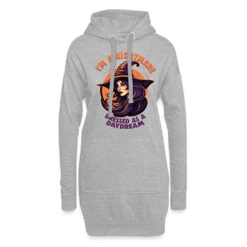 Magische Dunkle Kunst Okkulte Hexen Designs - Hoodie-Kleid - Grau meliert - Vorne