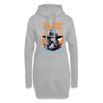 Magische Dunkle Kunst Okkulte Hexen Designs - Hoodie-Kleid - Grau meliert - Vorne