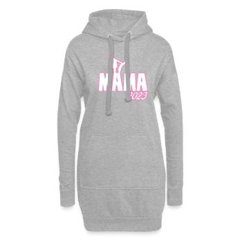 Mama 2023 - Hoodie-Kleid - Grau meliert - Vorne